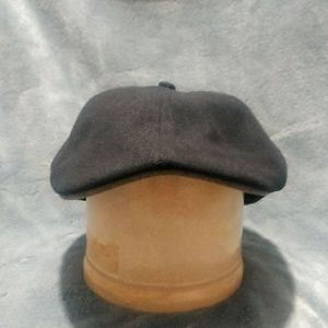 New Era Navy blue wool  pub cap sz large